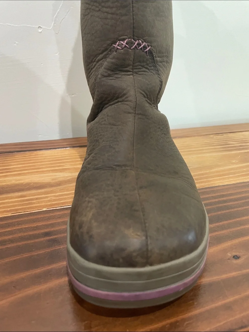 KEEN Women's Snowmass Brown Leather Winter Snow Boots Size 6.5